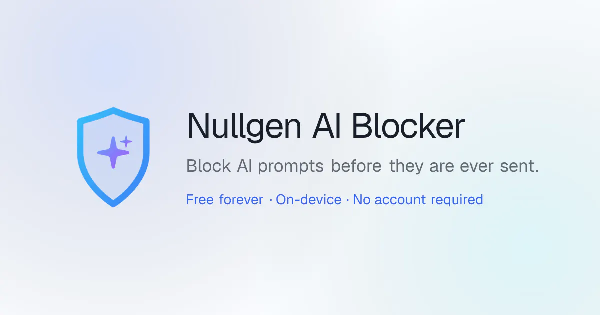 Nullgen AI Blocker gallery image