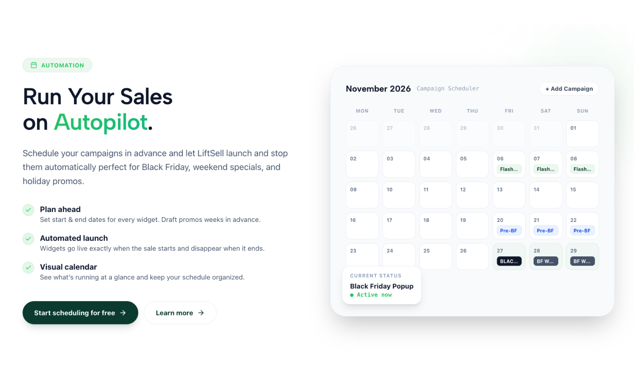 Liftsell - Screenshot 3 showing product features and functionality