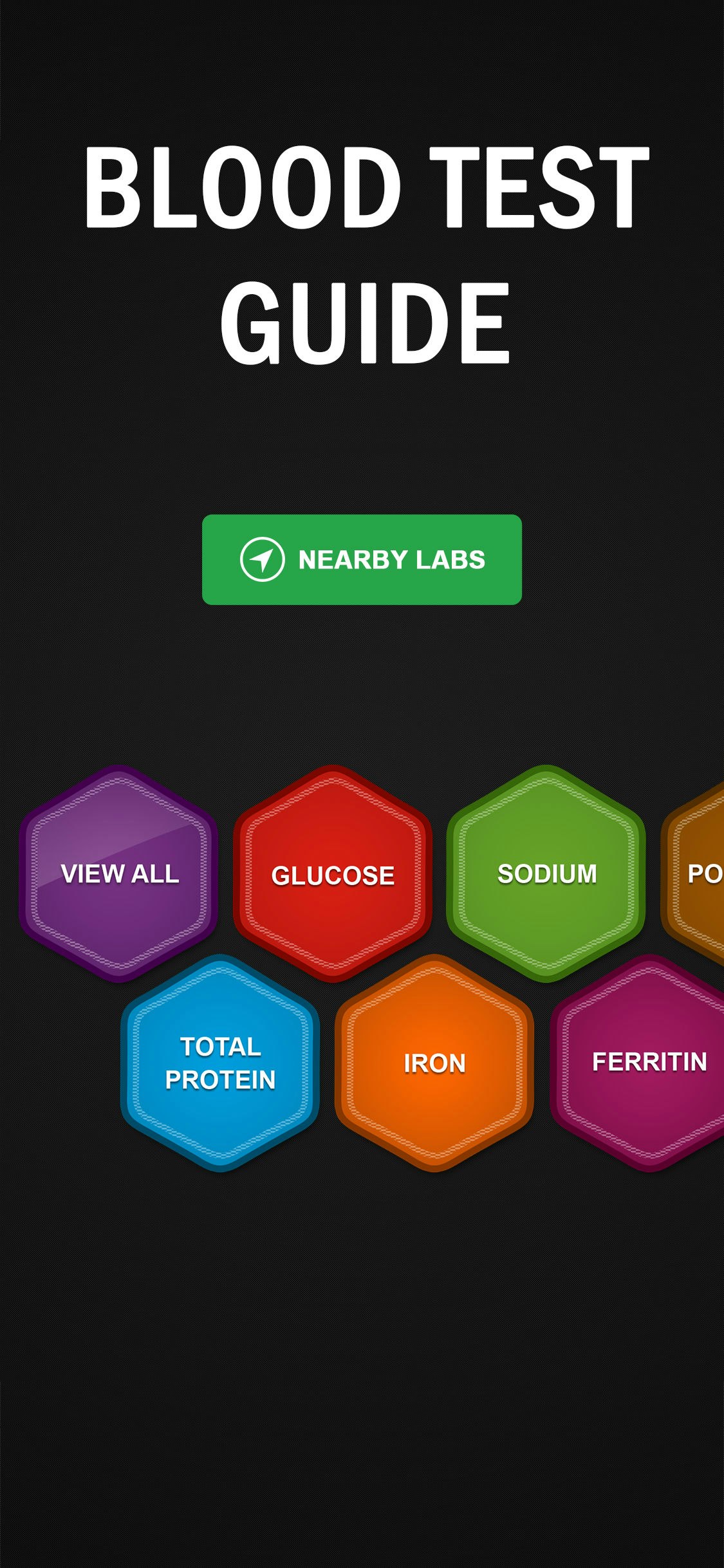 Blood Test Guide  - Mobile Application gallery image