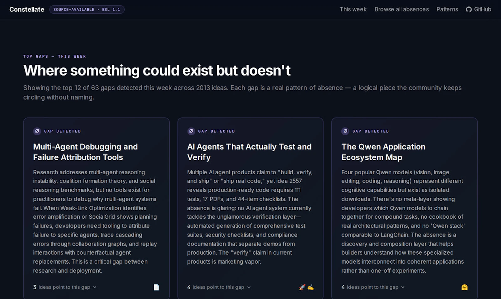 Constellate — Find what's missing screenshot 3