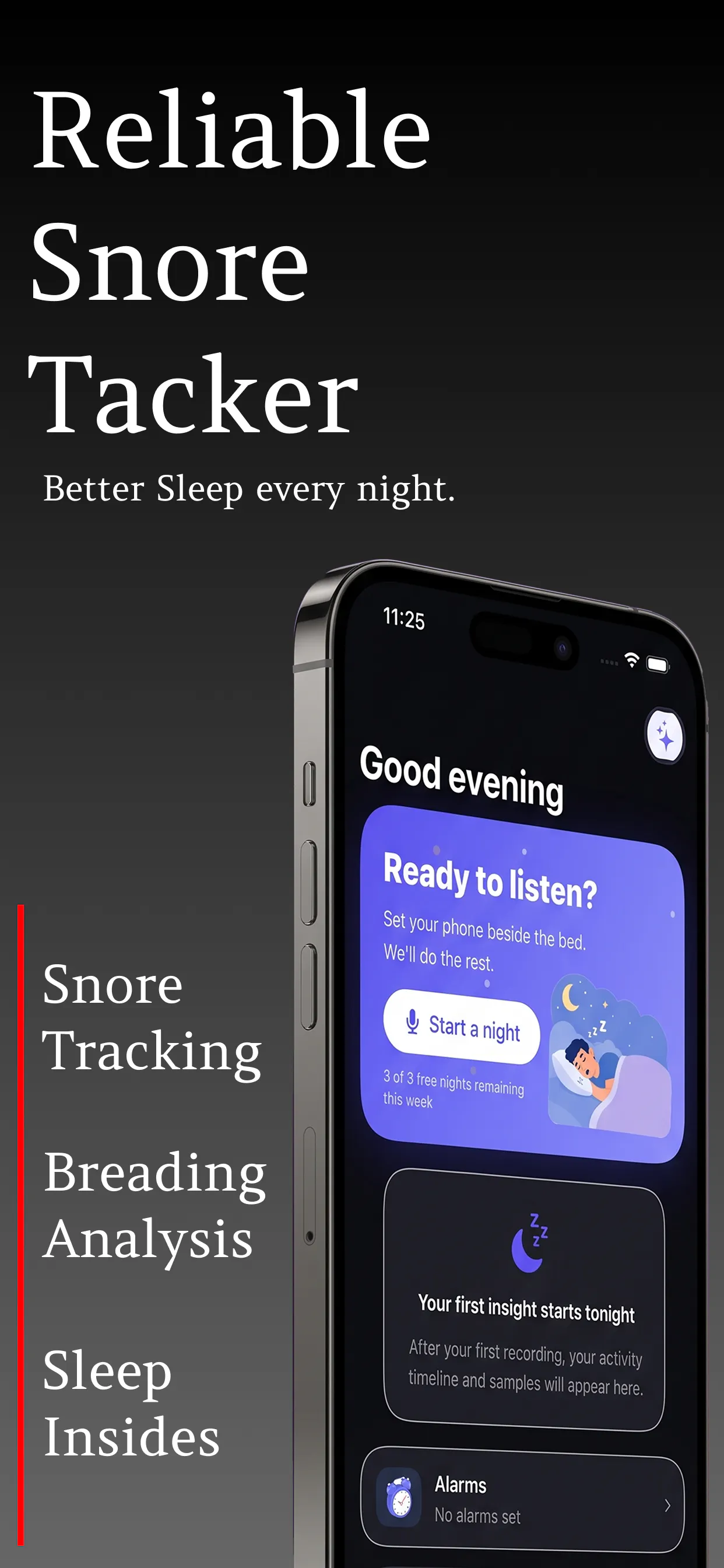 Record Your Snoring : SnoreFix gallery image