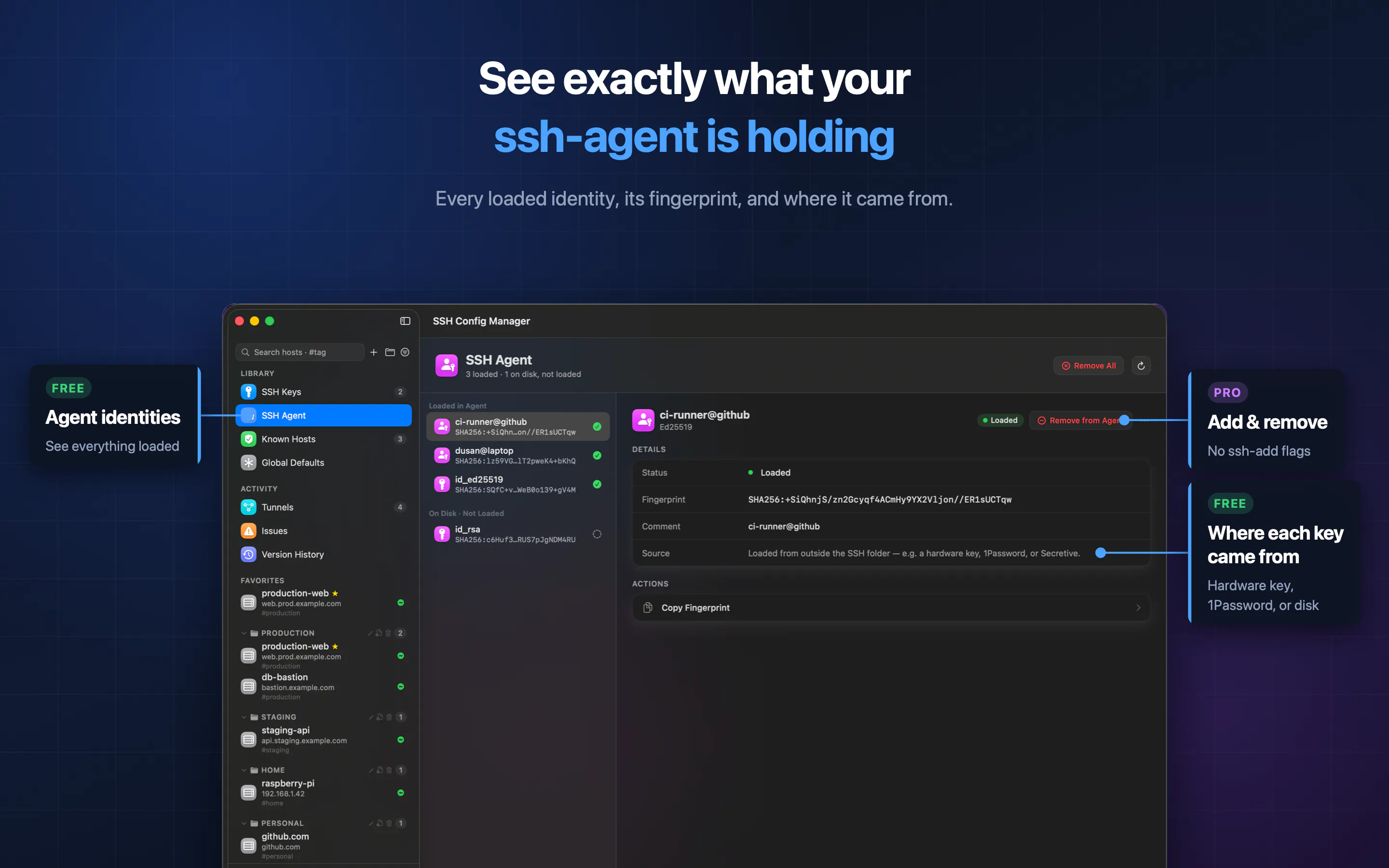 SSH Config Manager gallery image