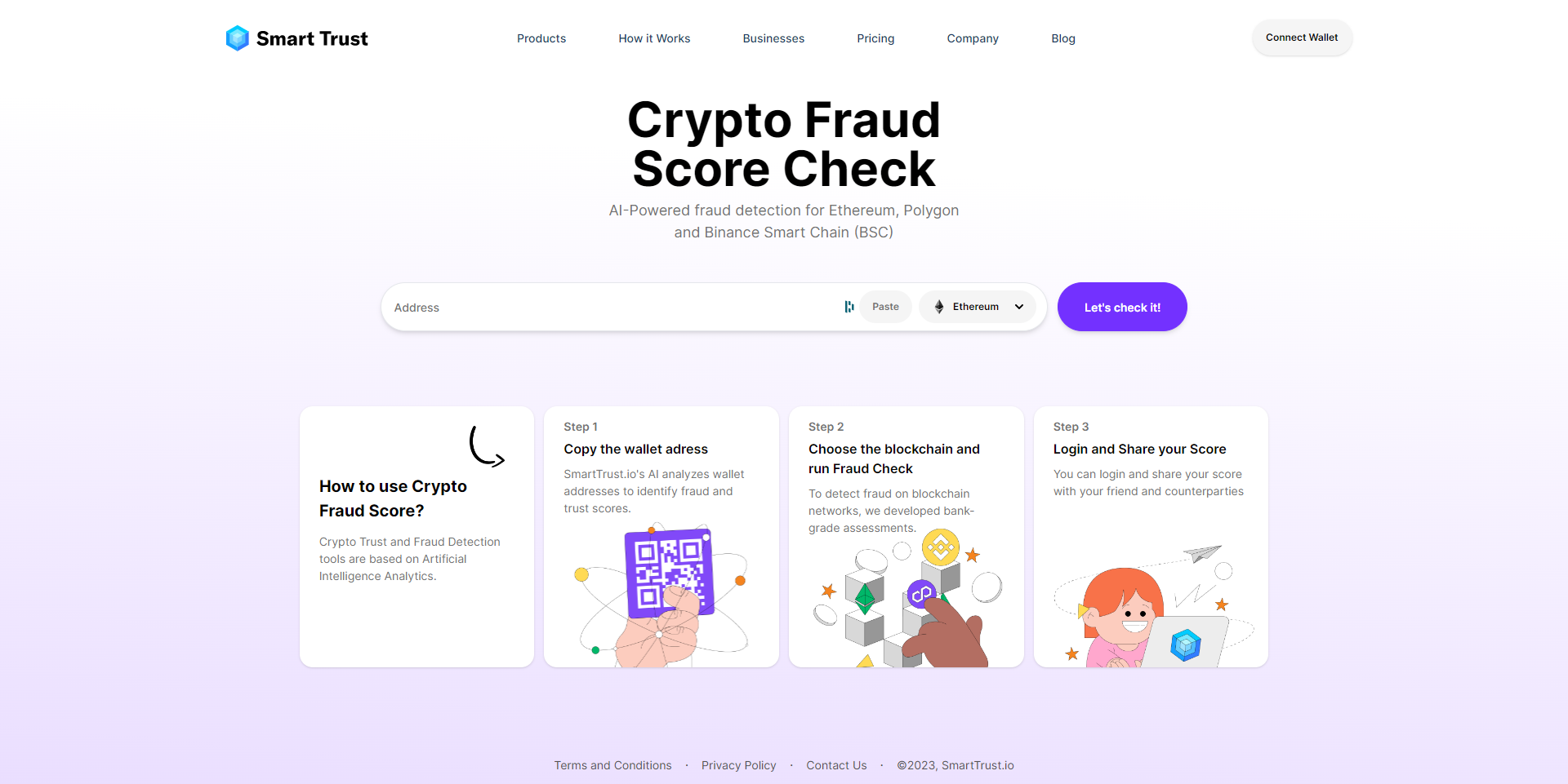SmartTrust.io - AI-powered fraud detection for crypto media 1