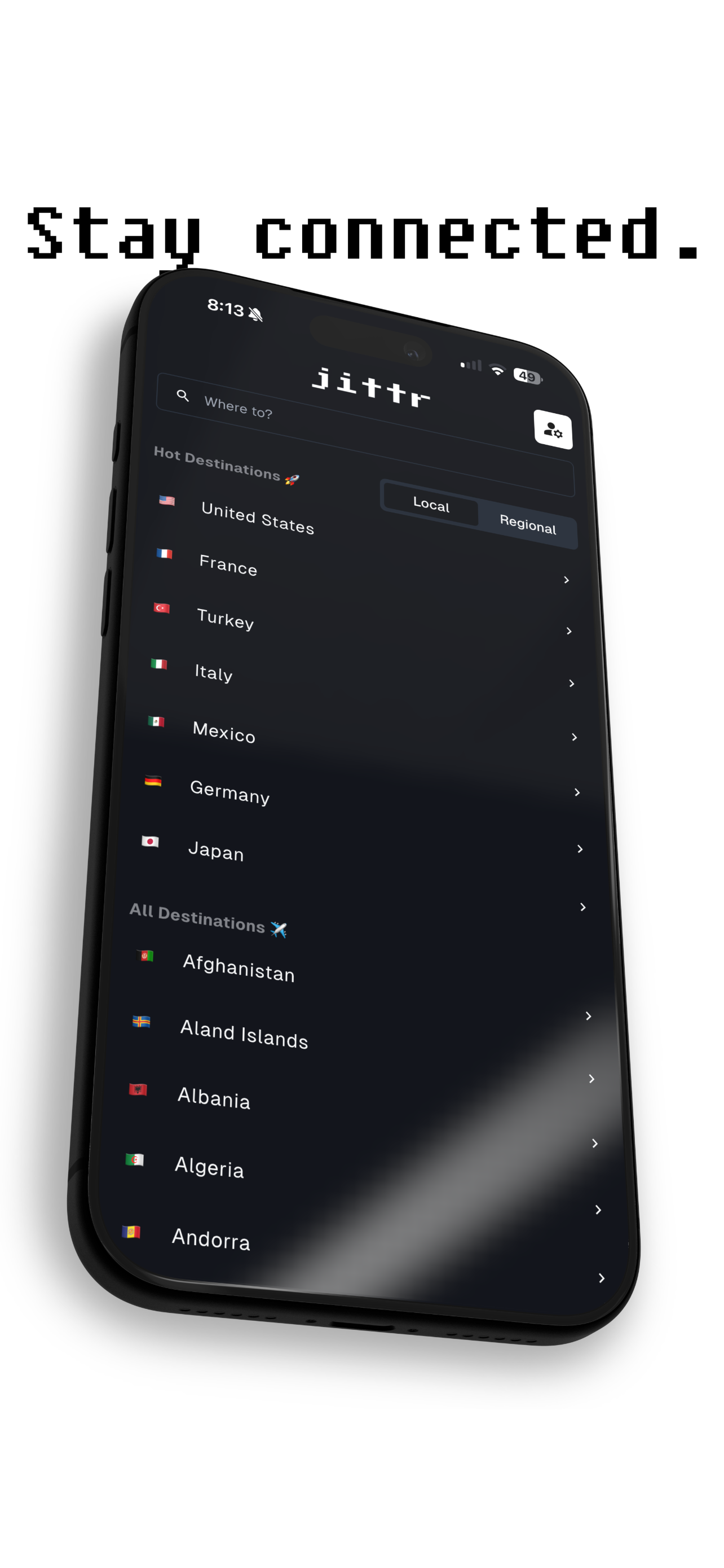 Jittr - Screenshot 2 showing product features and functionality