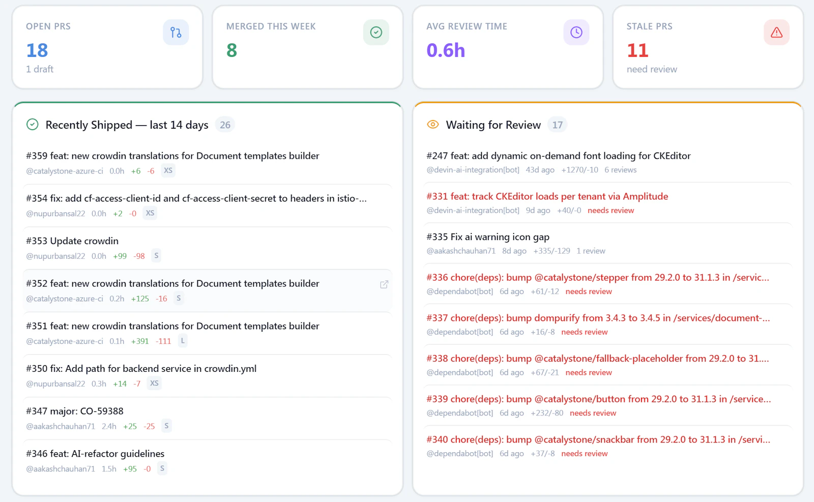 Emtricks — Engineering Manager Toolkit screenshot 8