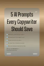 30 AI Prompts for Copywriters gallery image