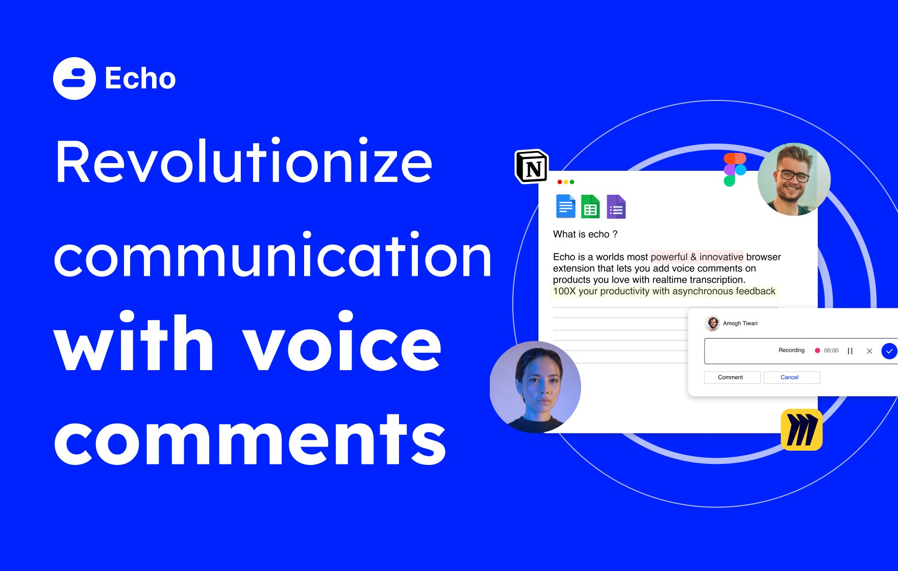 startuptile Echo-Faster friendly voice comments