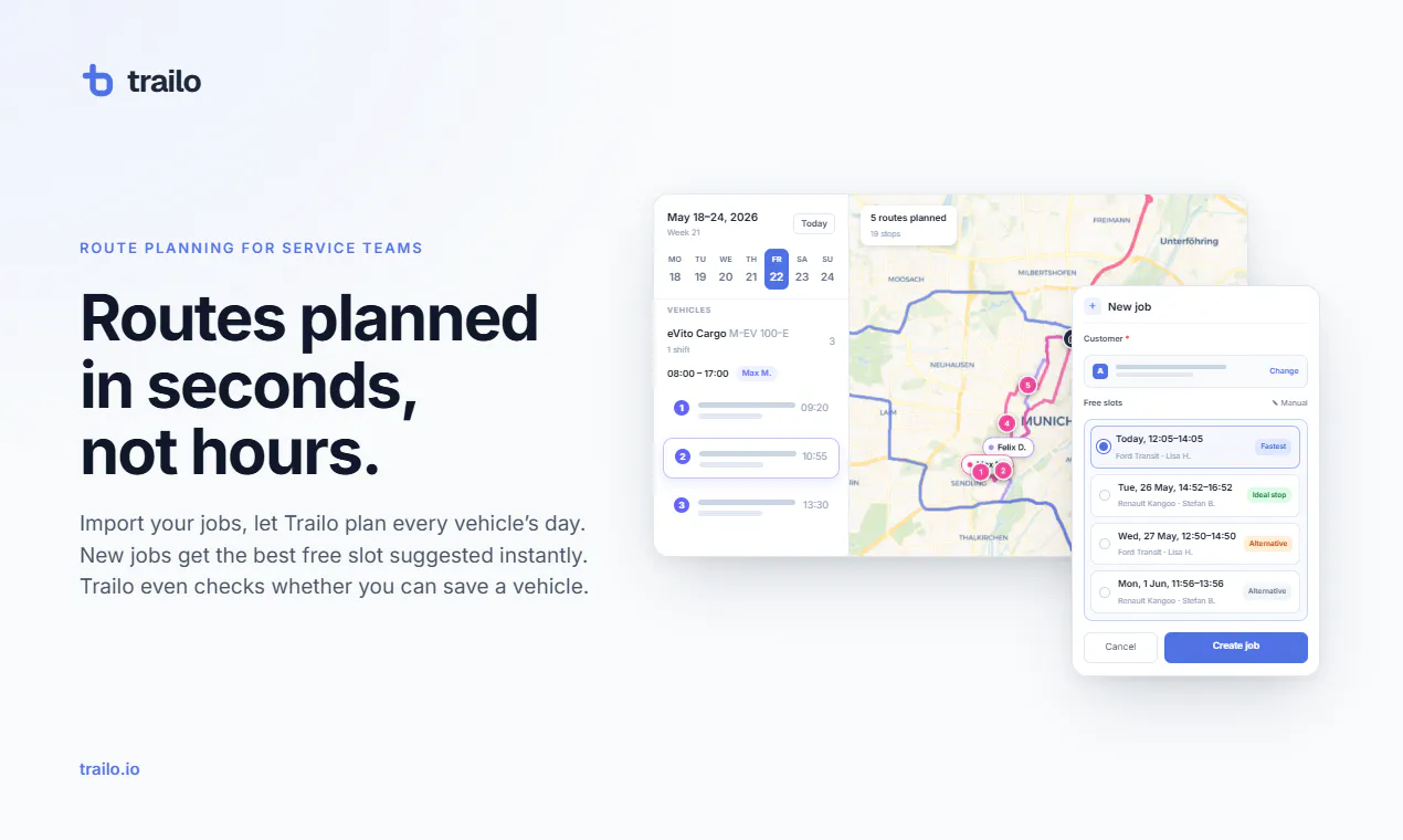 Trailo | Route Planning for Field Teams gallery image