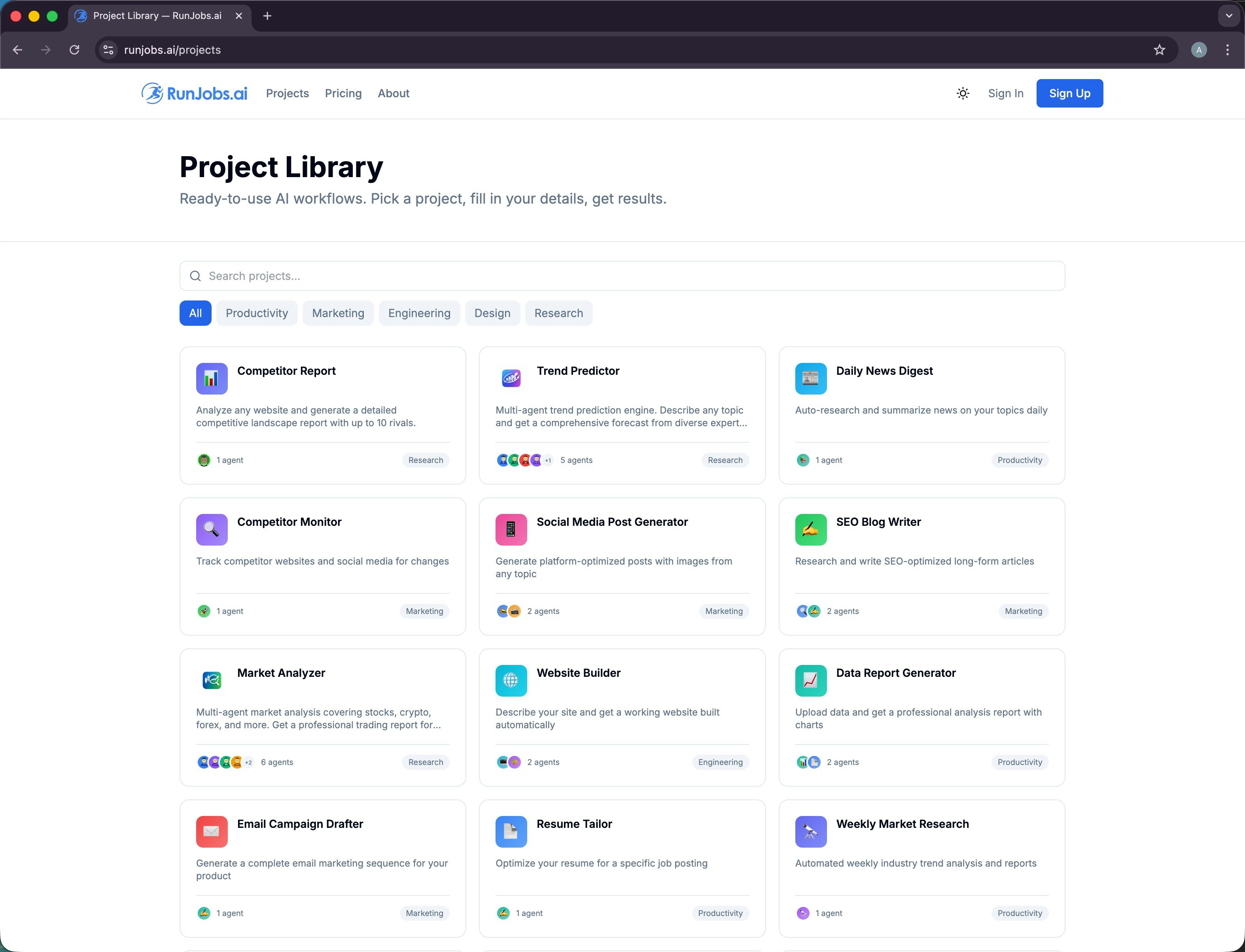 RunJobs gallery image