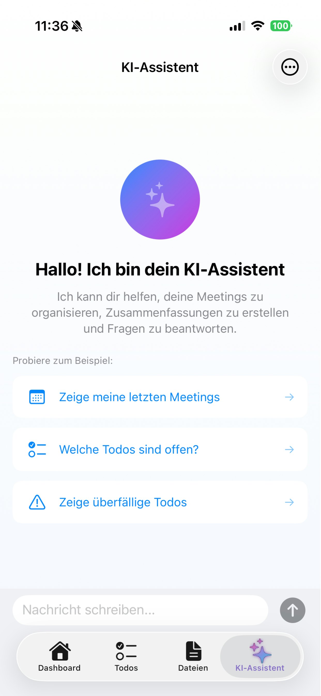 MeetRec IOS app gallery image