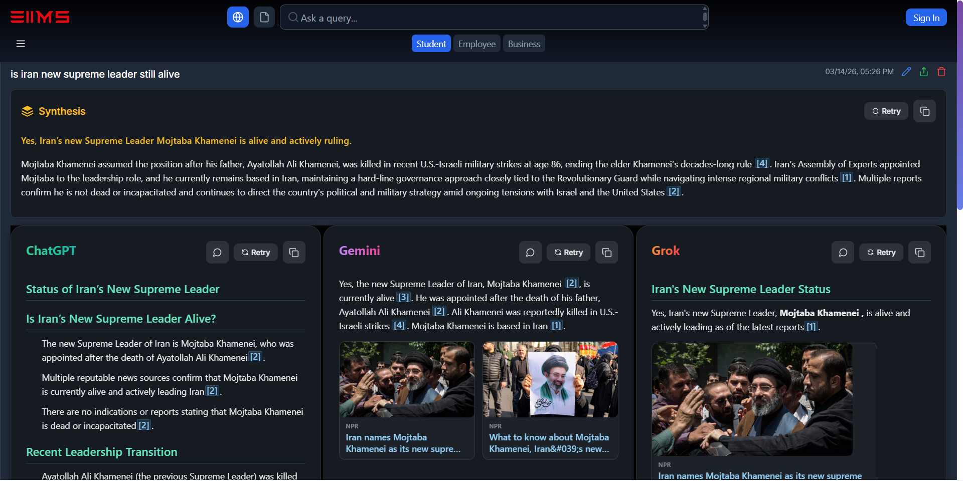 3llms - Screenshot 2 showing product features and functionality