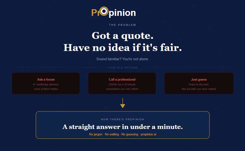 PrOpinion — Ask a Pro.Trust the Opinion. gallery image