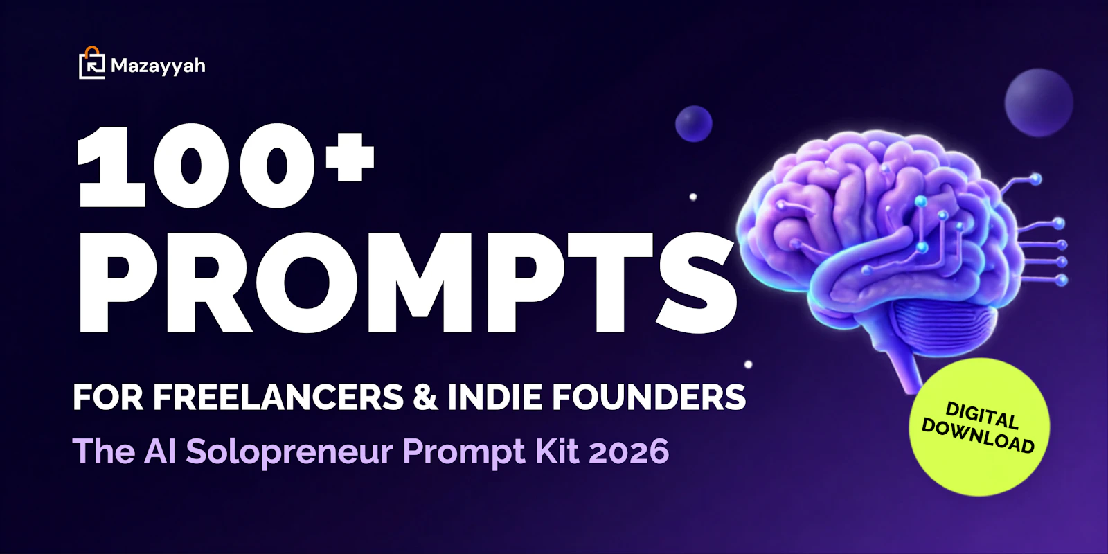 100+ Prompts for Freelancers & Founders screenshot 1