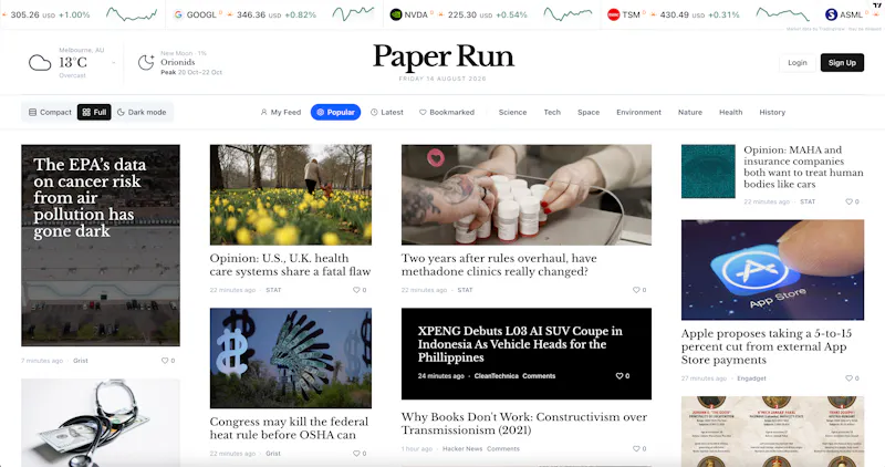 Paper Run screenshot 1
