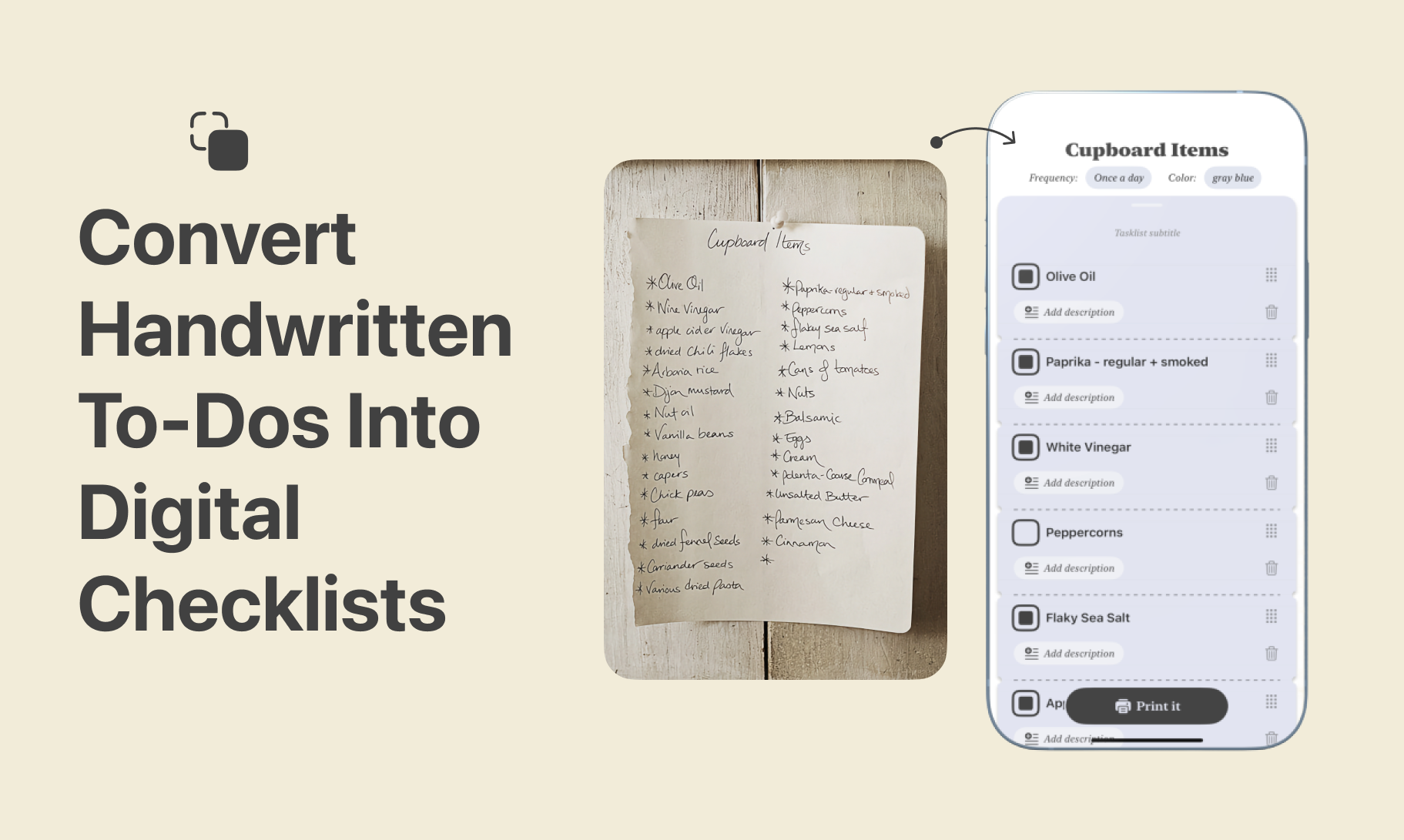 startuptile Papper: Scan Handwritten Todos-Blending Handwritten Warmth with Digital Precision (iOS)