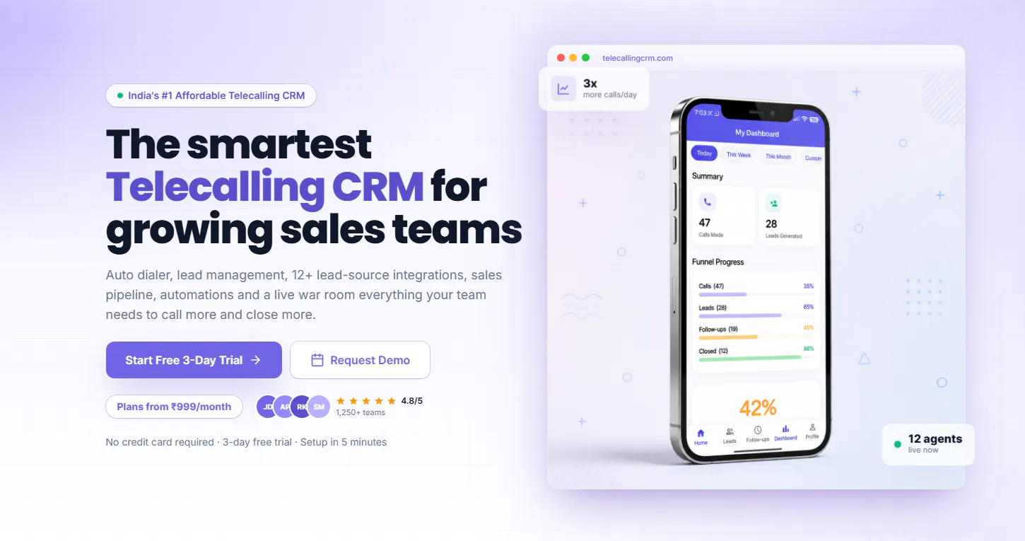 TeleCalling CRM gallery image