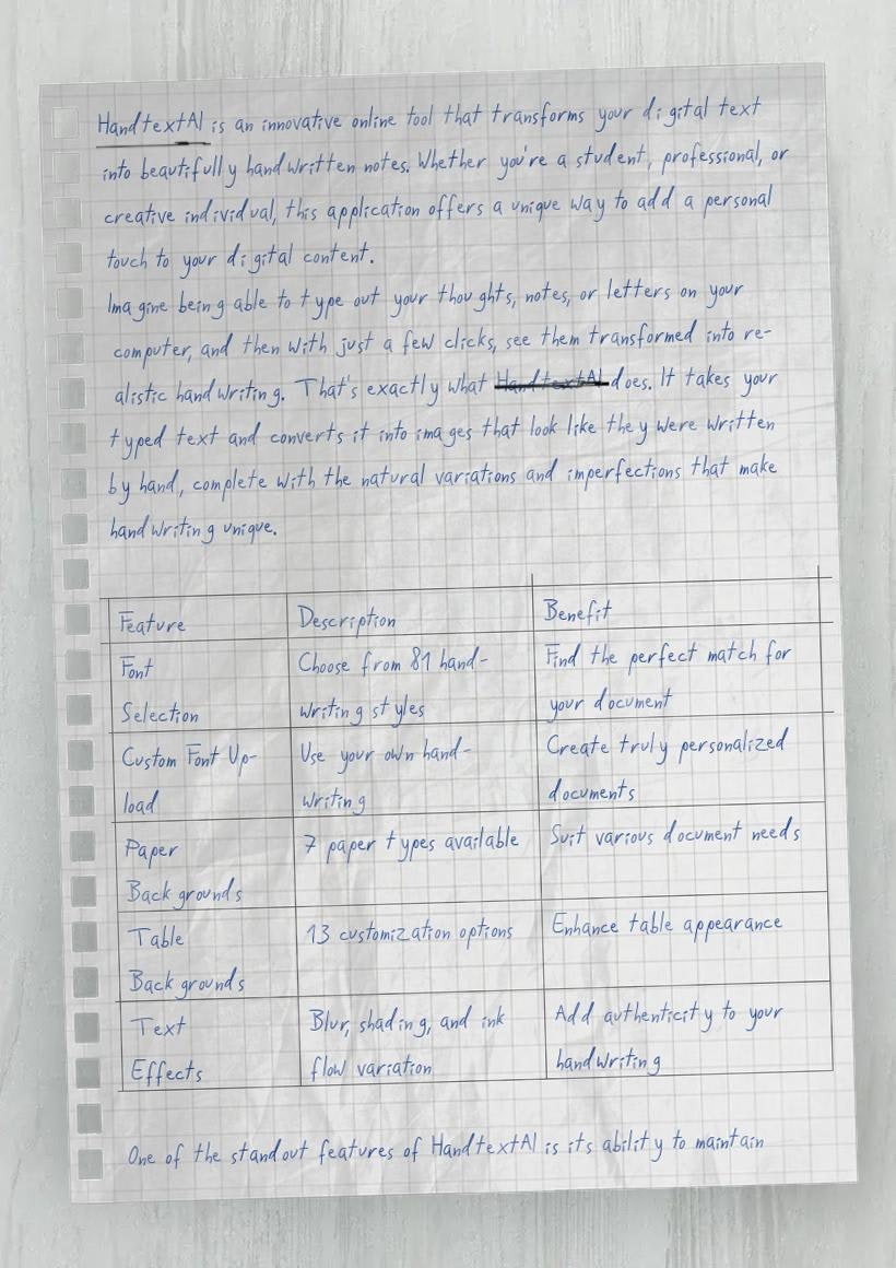 HandtextAI gallery image