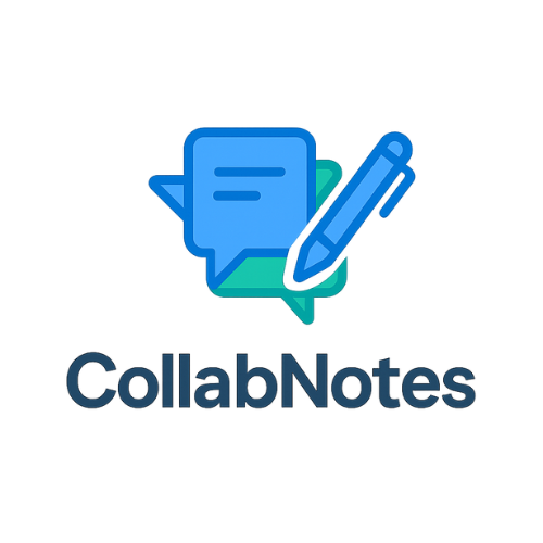 CollabNotes - Main product screenshot demonstrating key features and user interface