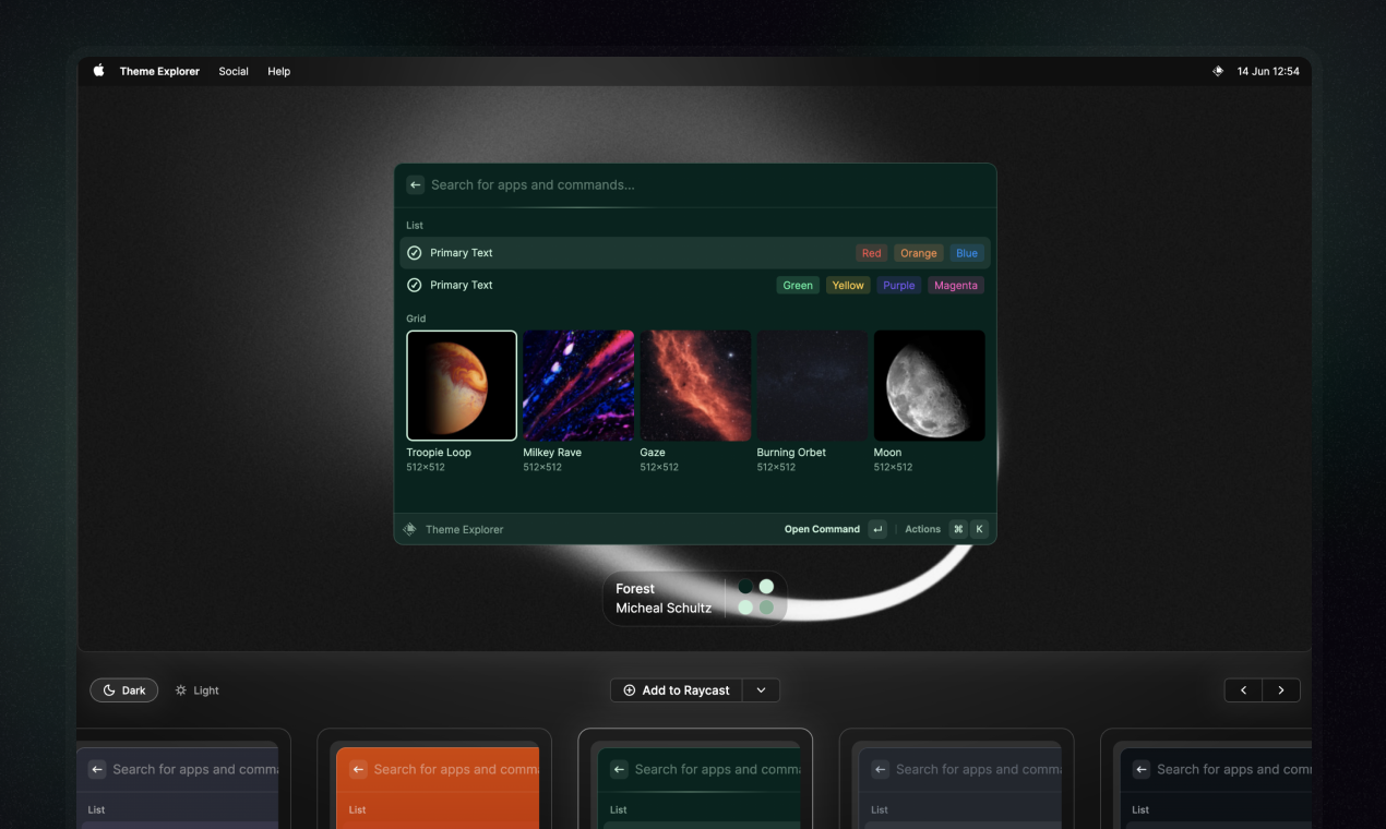 Explorer Tema Raycast media 3