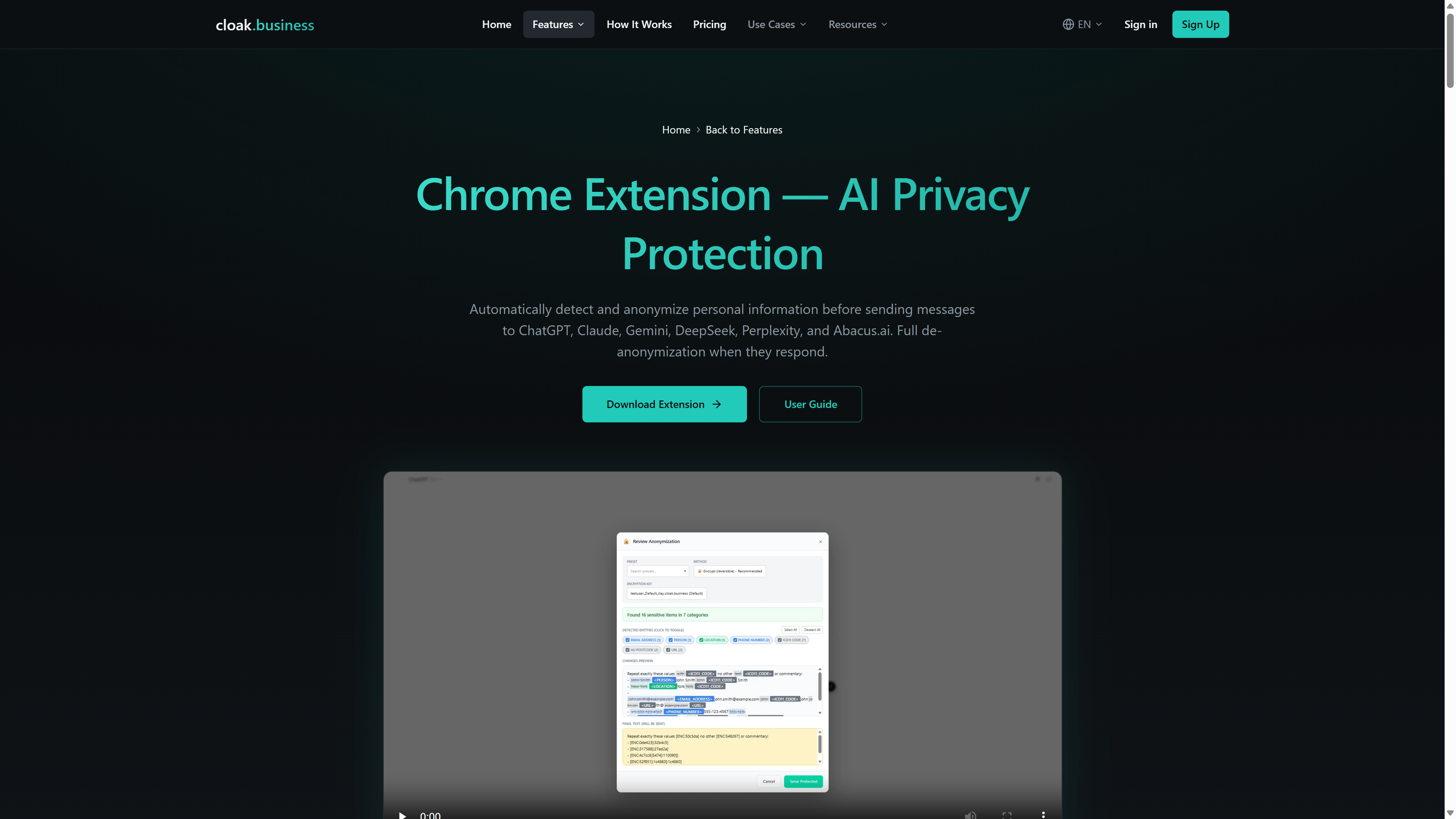 cloak.business SDK gallery image