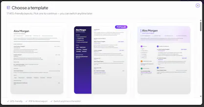 CV Builder gallery image