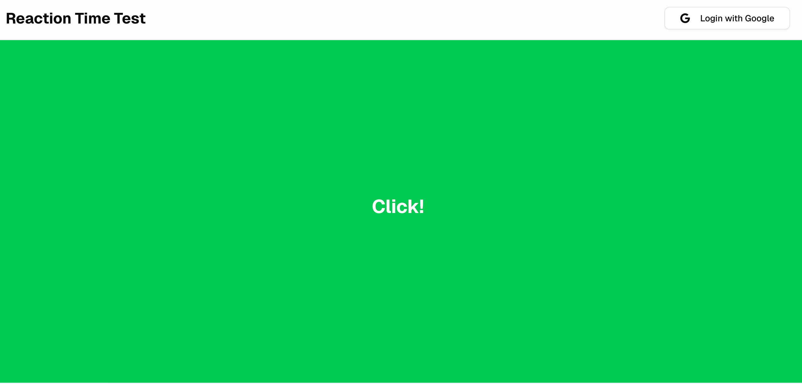 Reaction Time Test - Screenshot 3 showing product features and functionality