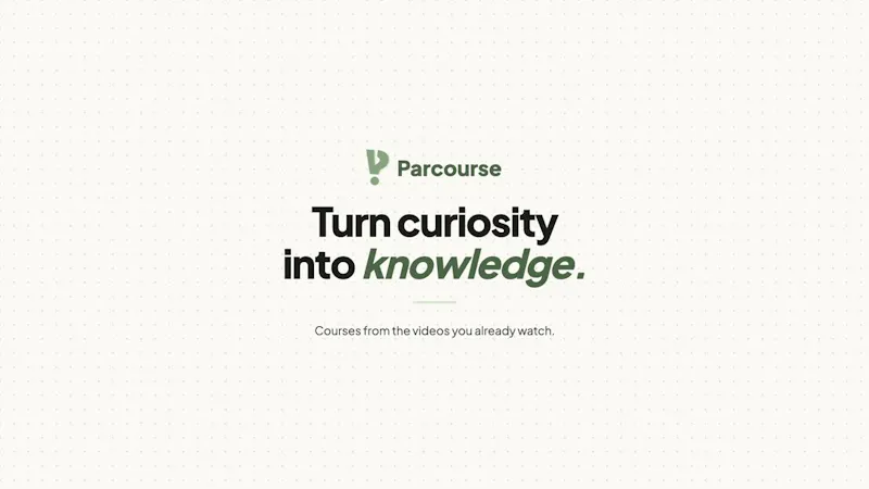 Parcourse screenshot 1 (video preview)