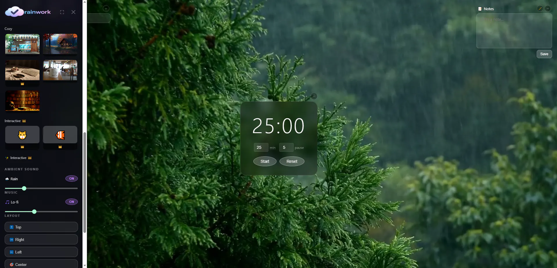 Rainwork 项目横幅