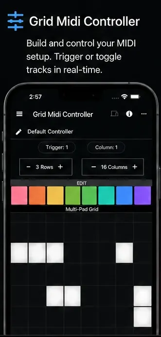 Grid Music Midi Player gallery image