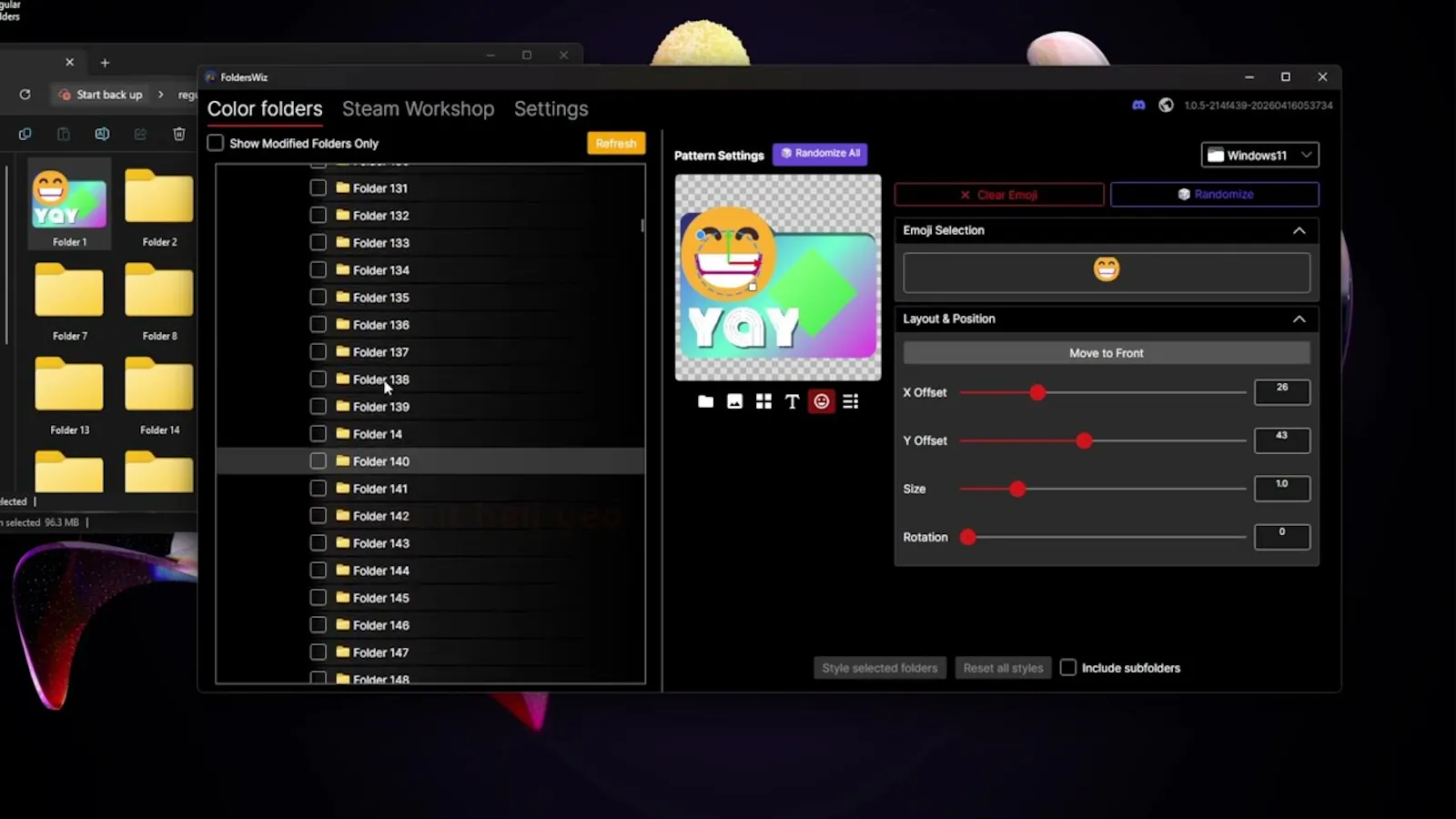 FoldersWiz screenshot 1 (video preview)