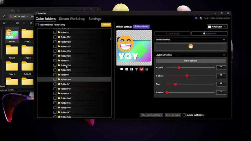 FoldersWiz screenshot 1 (video preview)