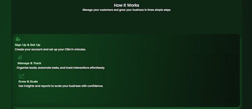 BubbSell CRM Landing Page gallery image