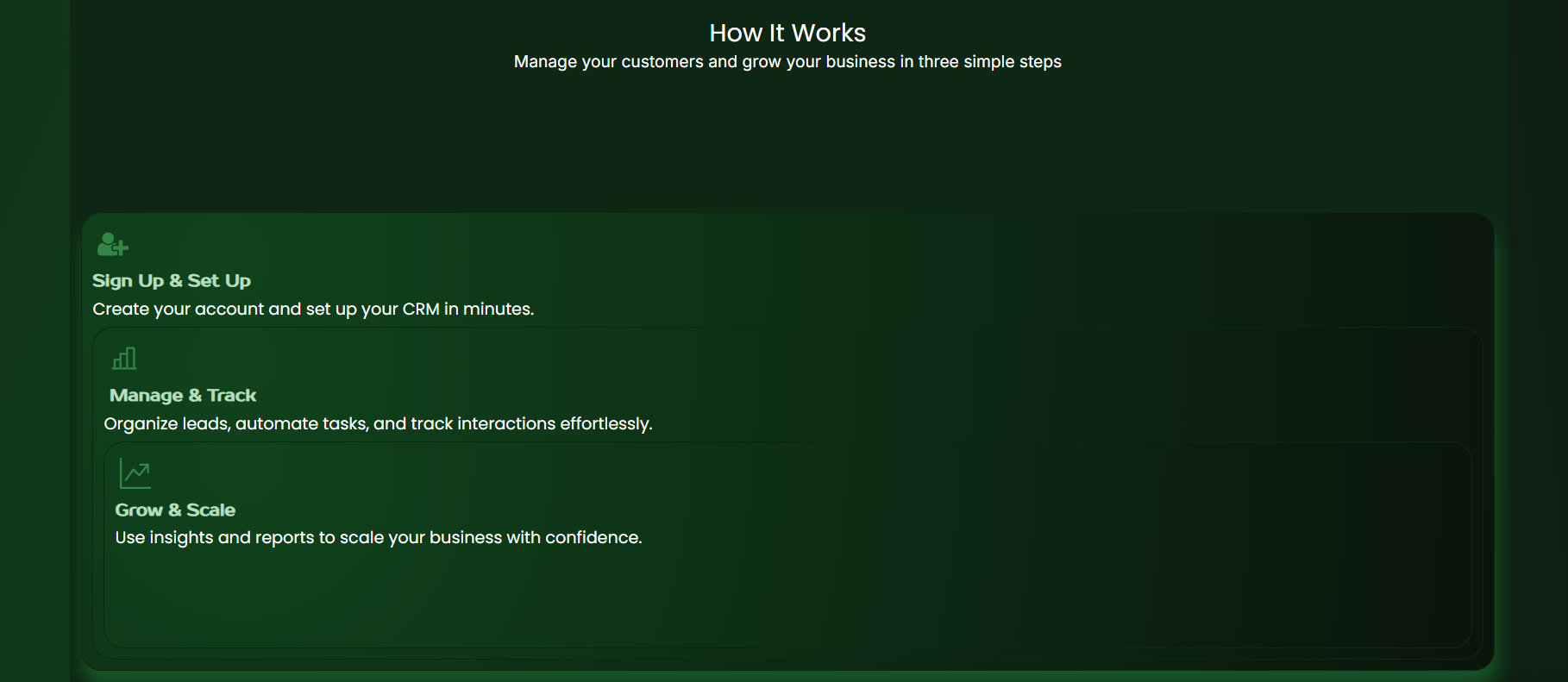 Целевая страница CRM Bubbsell media 2