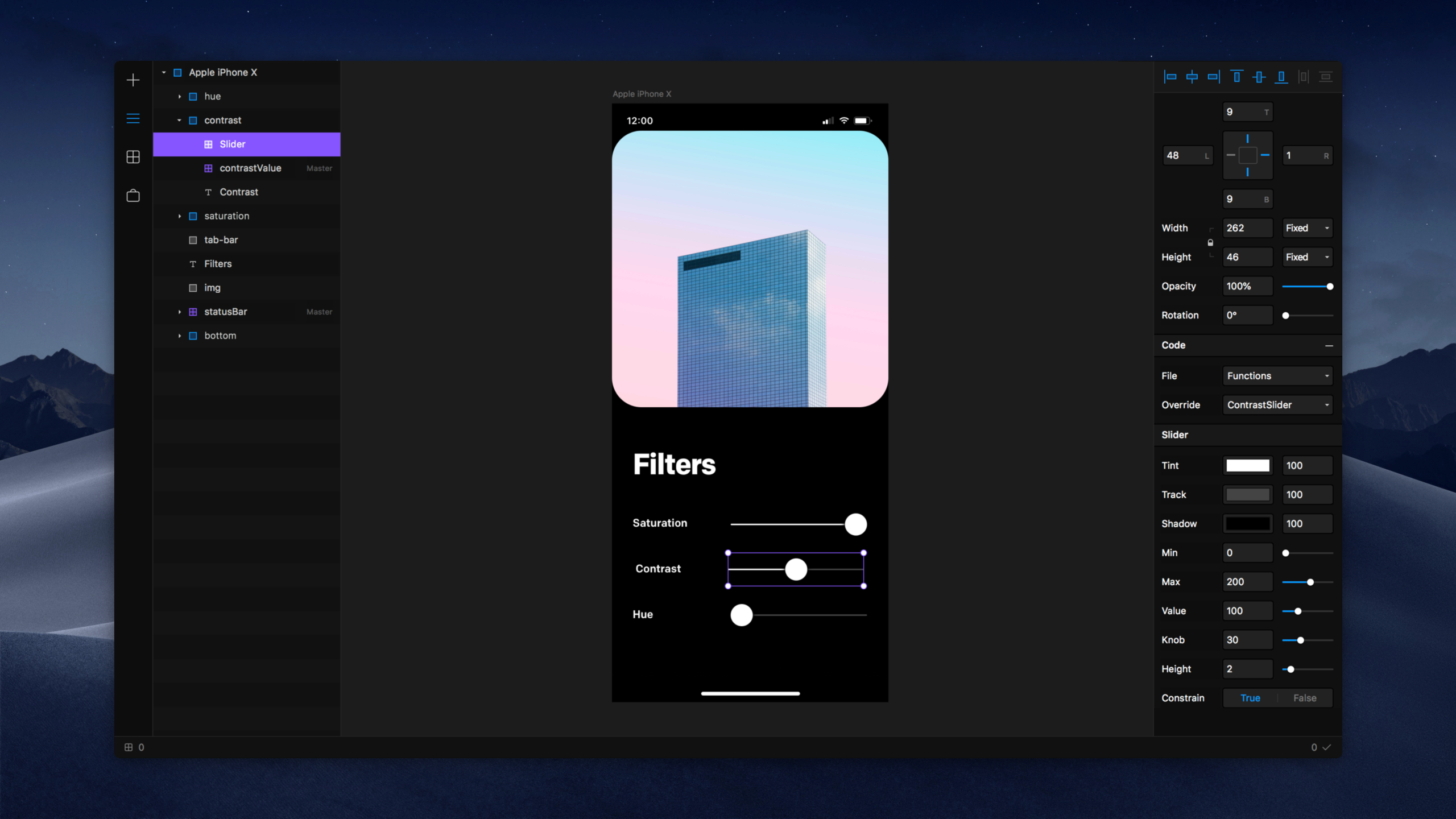 Framer X gallery image