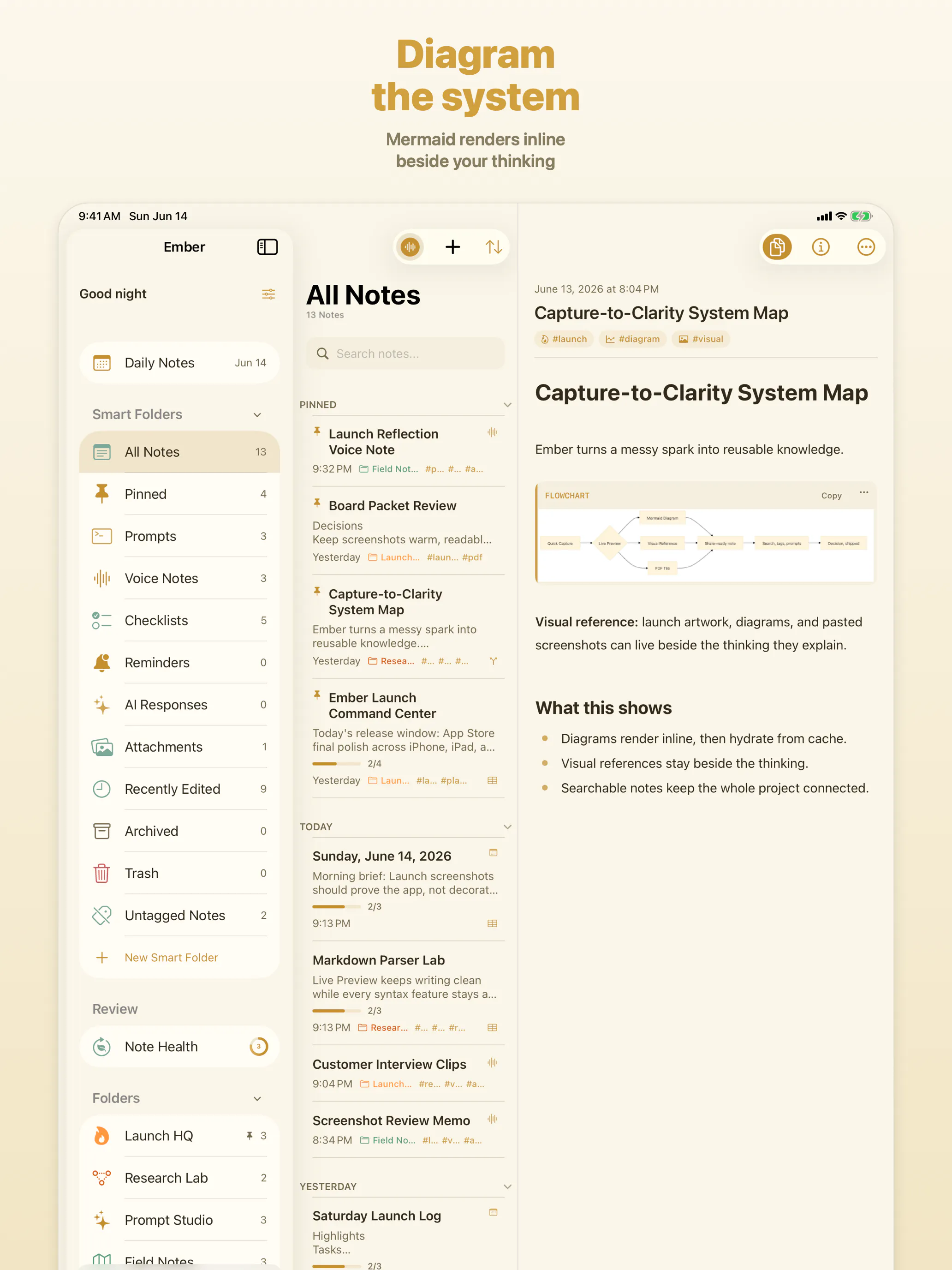 Ember: Markdown Notes gallery image