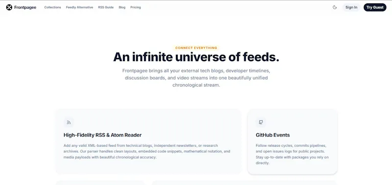 Frontpagee screenshot 4
