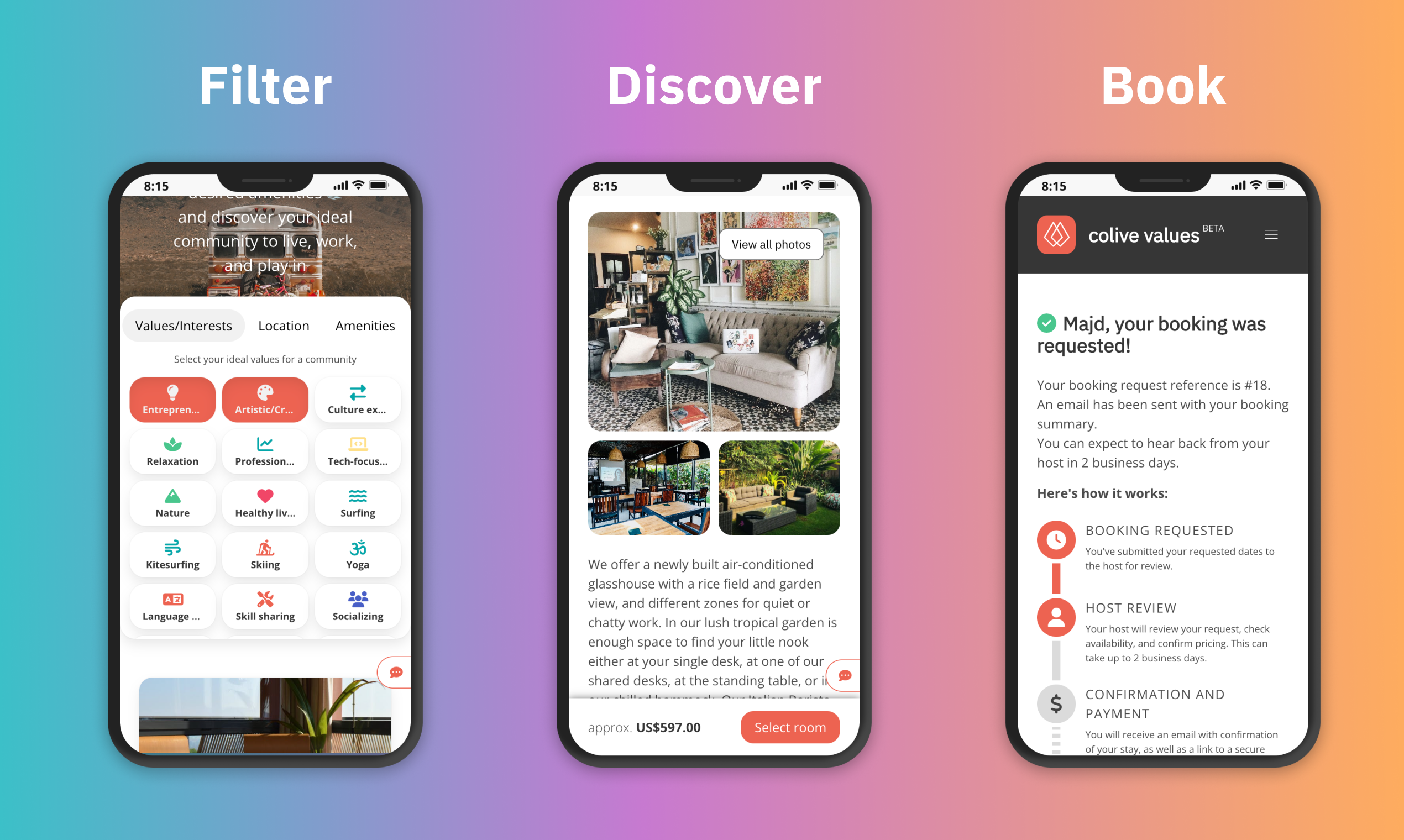 Media Nilai Colive - Tinggal dengan pekerja terpencil yang berkongsi nilai/minat anda 4