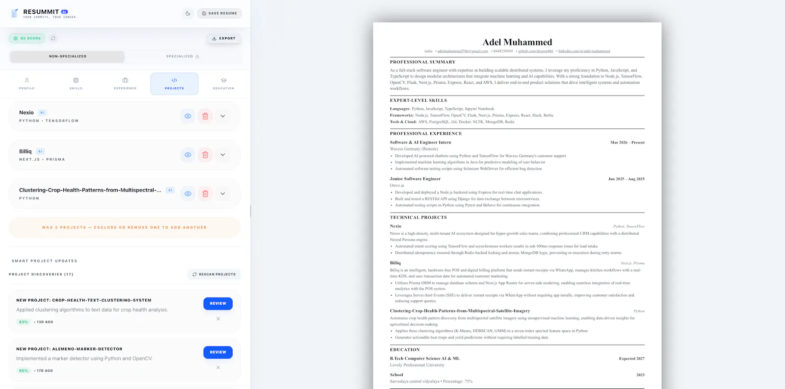 Resummit screenshot 3