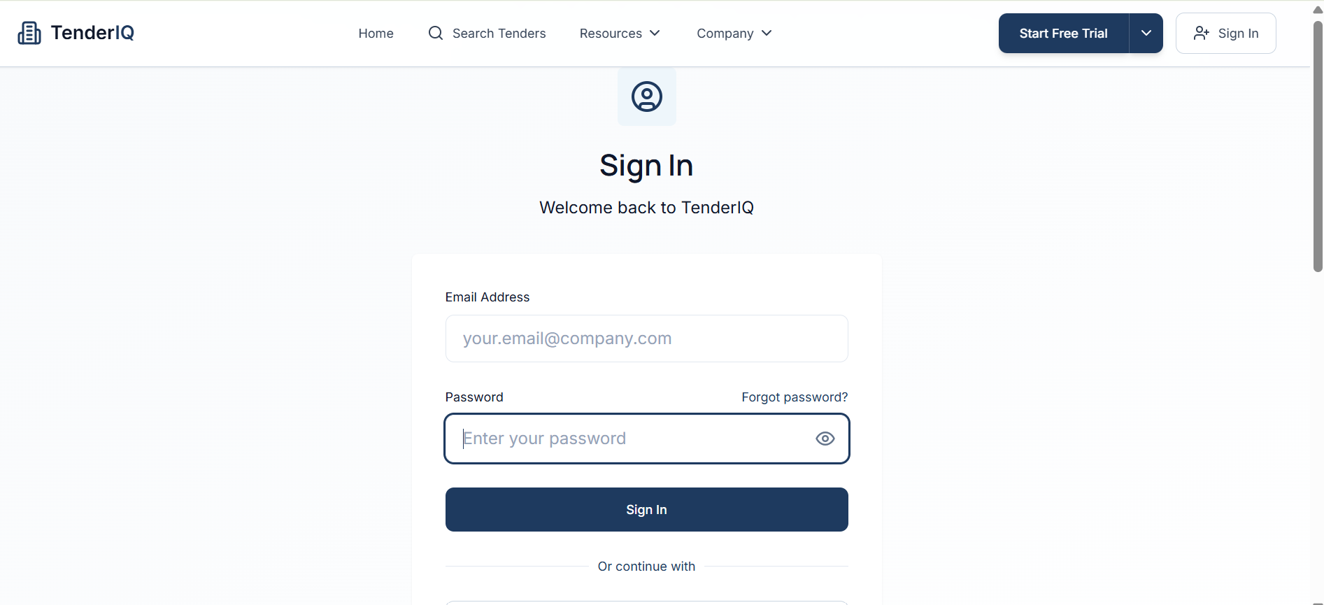TenderIQ gallery image
