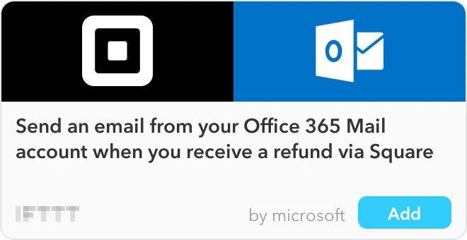Office 365 IFTTT Channel