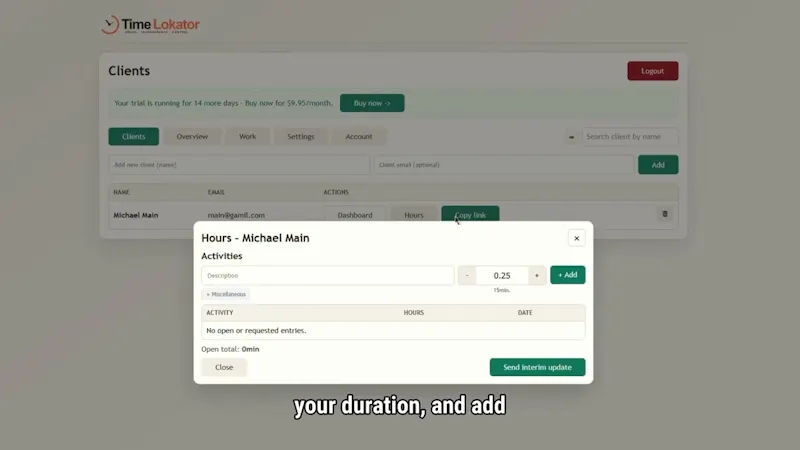 TimeLokator screenshot 1 (video preview)
