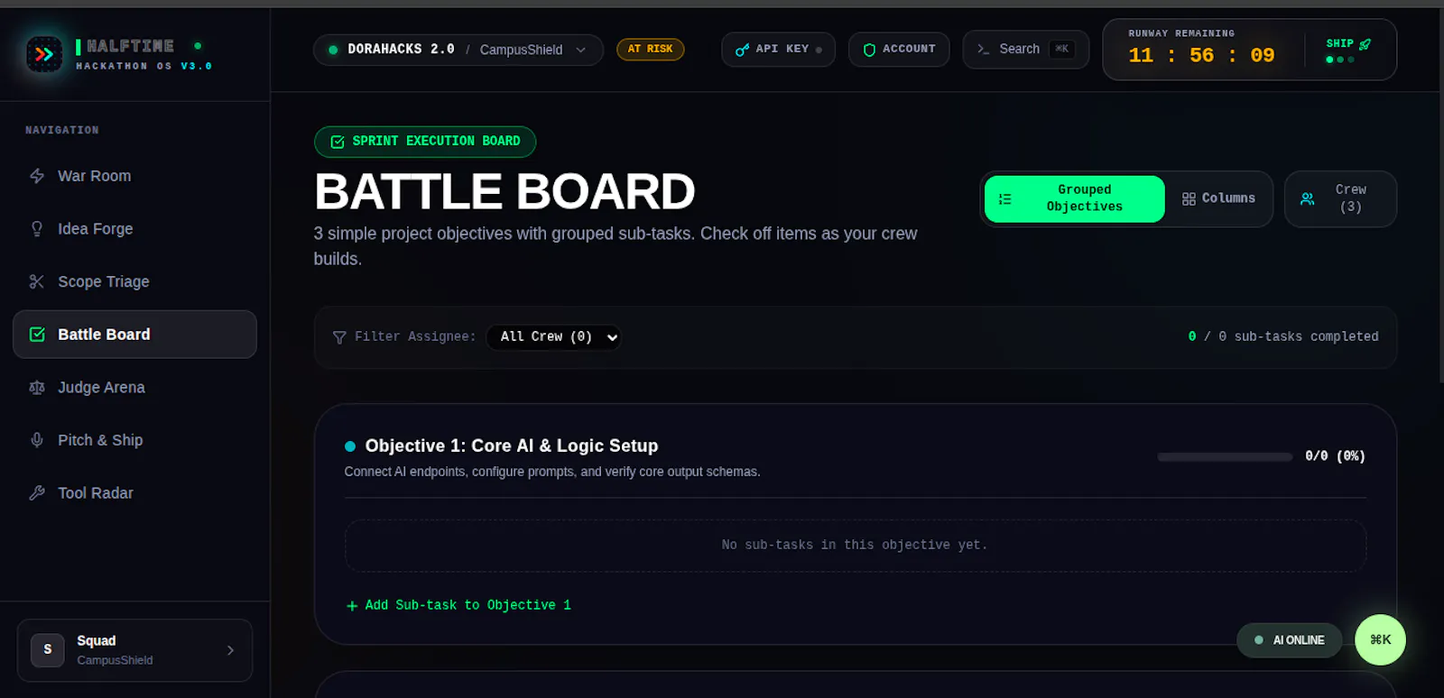 HALFTIME — Stop. Recalculate. Ship. screenshot 4