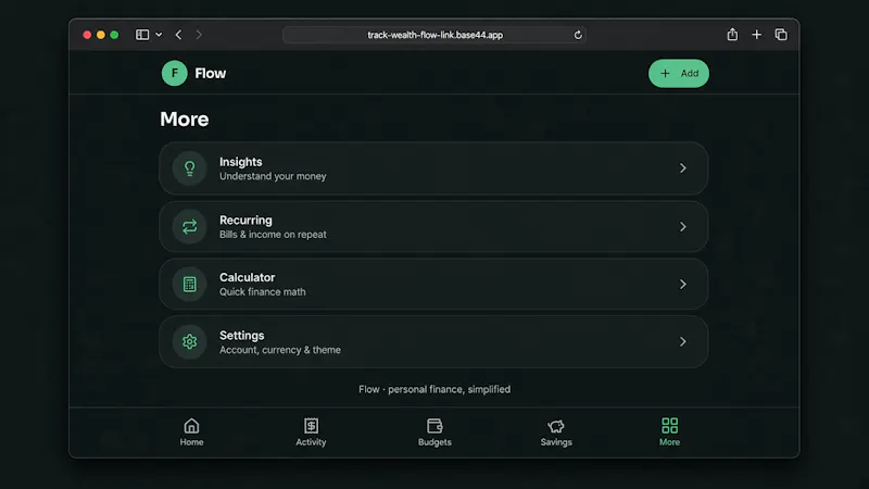 Wealth Flow screenshot 3