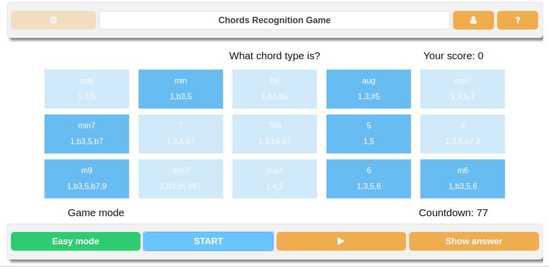 FaChords Guitar Software gallery image