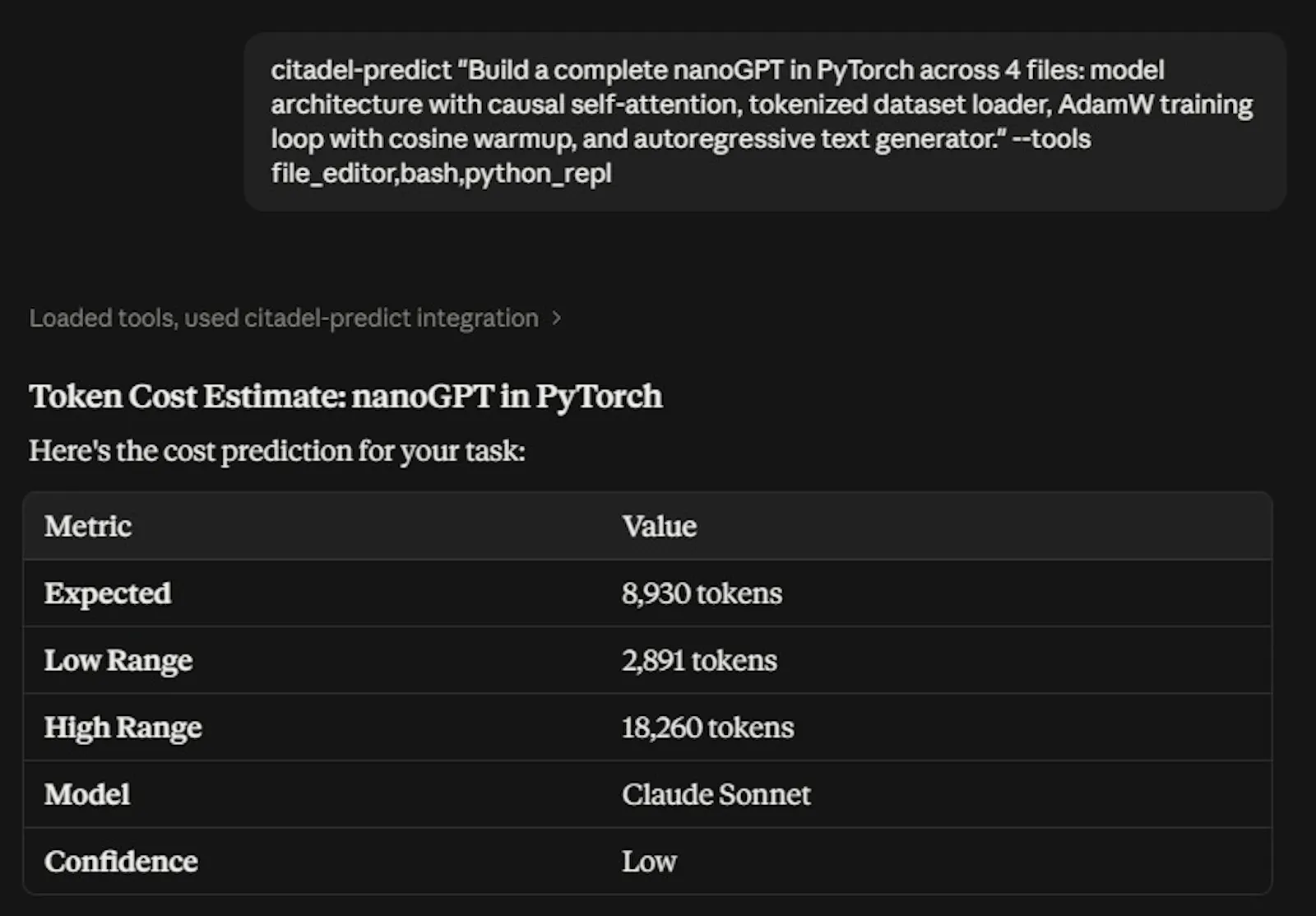 Citadel Predict screenshot 1