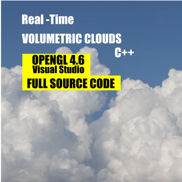 Quellcode für volumetrische Clouds in Echtzeit - Ray marschierte volumetrische Clouds -Quellcode in OpenGL 4.6 Medien 3
