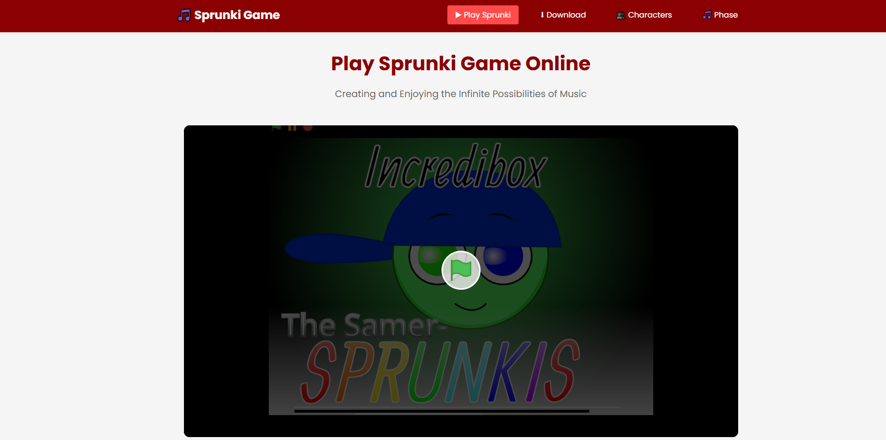 Spielen Sie Sprunki Game online - Erstellen und Genießen der unendlichen Möglichkeiten der Musik Medien 1