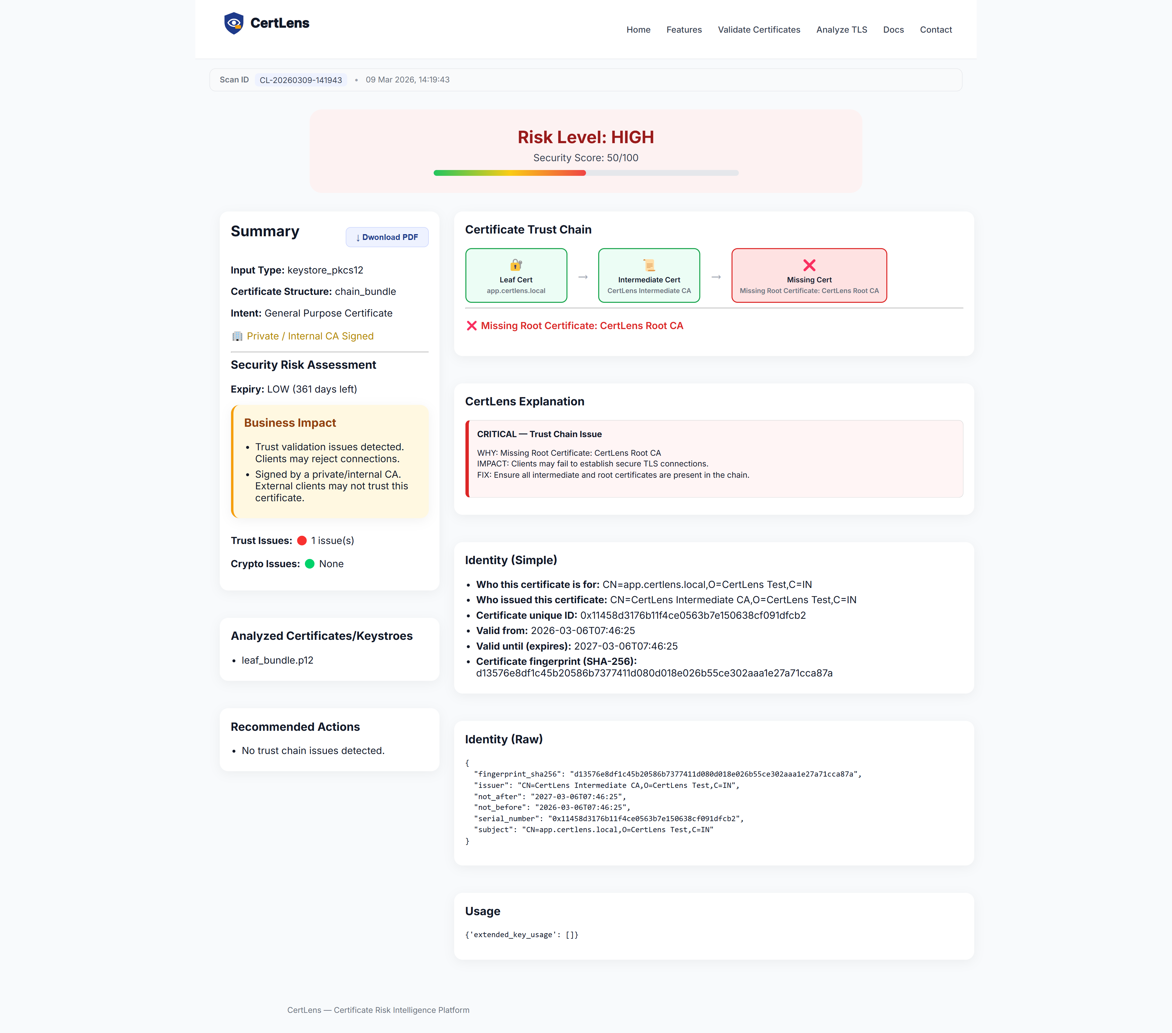 CertLens gallery image