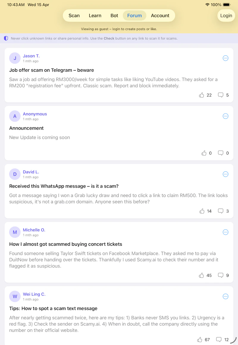 Free Scam Detector  screenshot 2