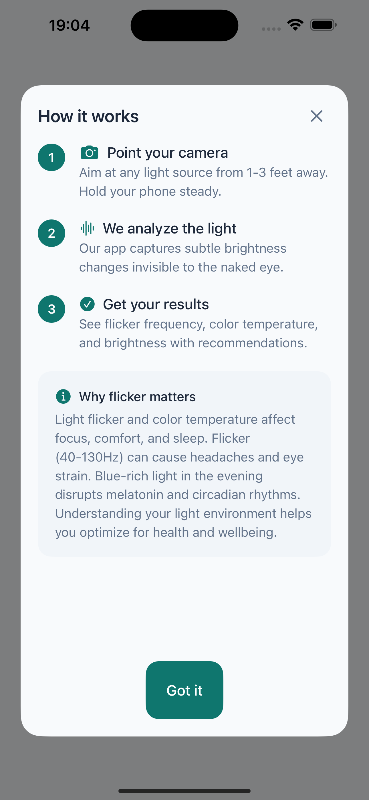 FlickerSense gallery image